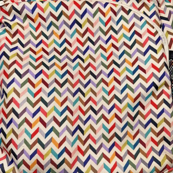 KAVU Troe Outdoor Wear Backpack Book Bag Chevron colorful - Picture 2 of 10